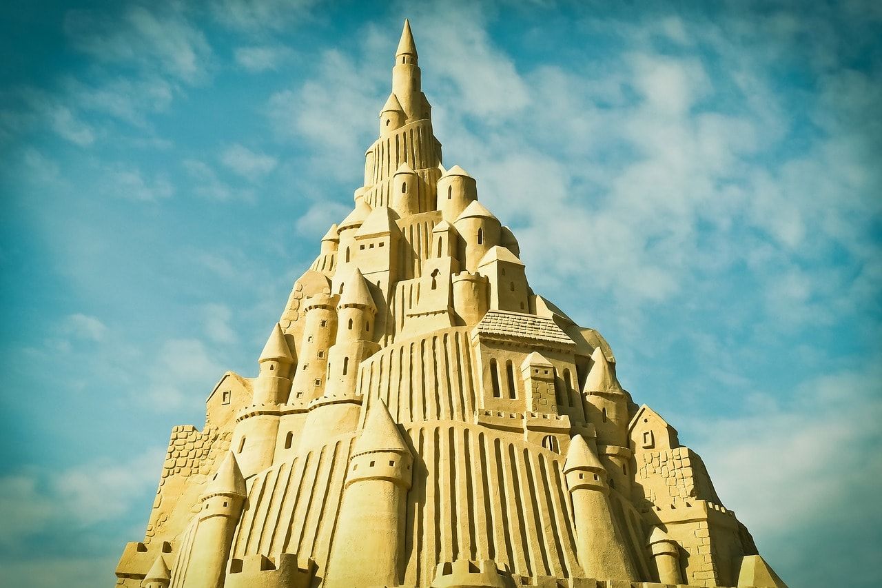 castillo de arena gigante