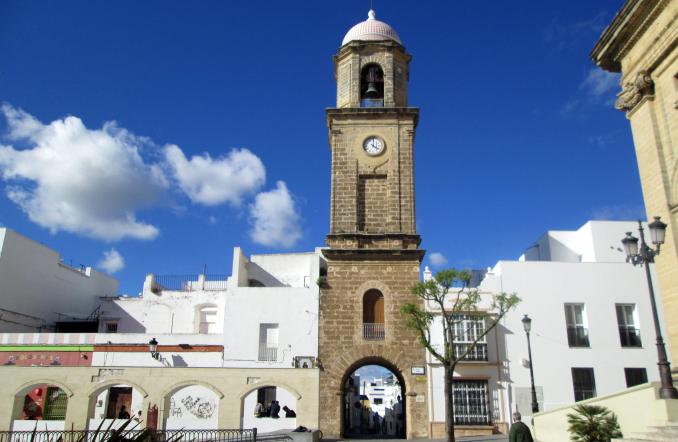 Vistas de la Torre del Reloj en Chiclana de la Frontera