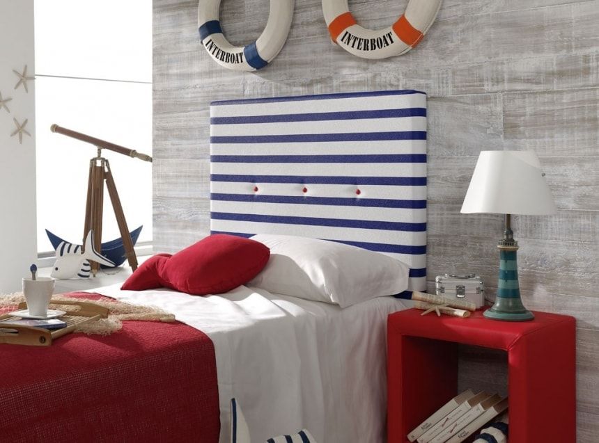 Decoración de un dormitorio estilo Marinero